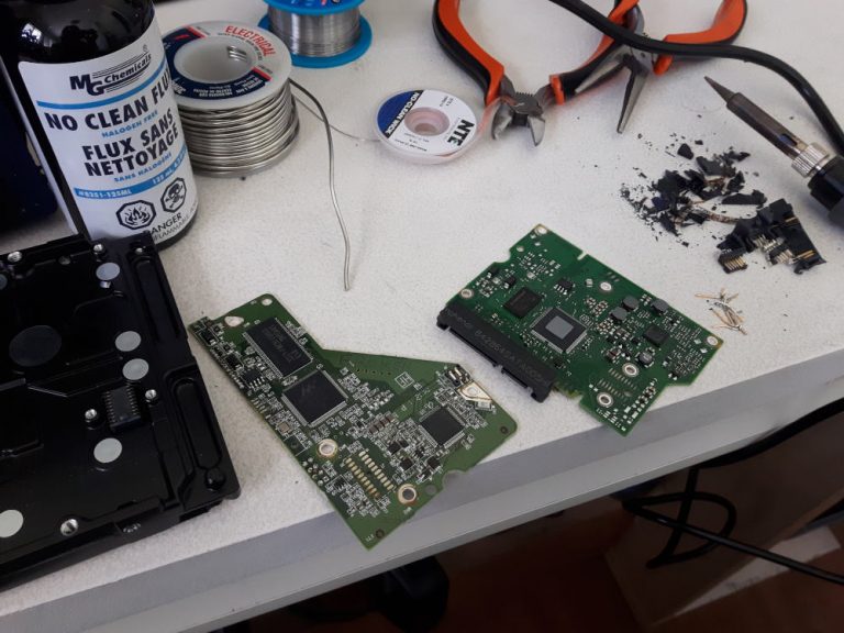 Repairing a HDD connector