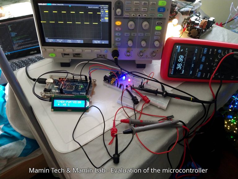 Mamin Tech & Mamin Lab - Evaluation of the microcontroller. Making a custom program.
